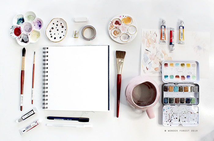 Selecting your accessories for watercolor painting