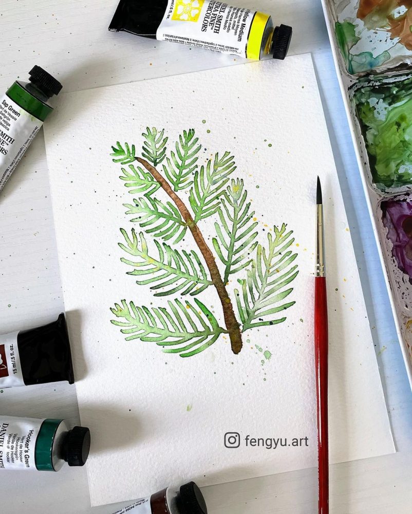 easy pictures to paint with watercolors