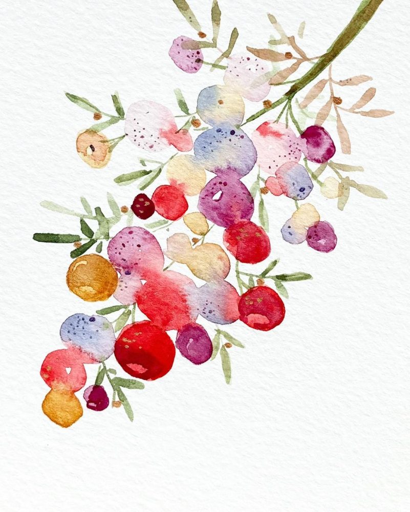 How To Create Simple Watercolor Flowers - Cindy Briggs Art