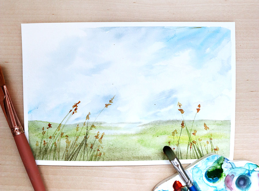 10 Easy Watercolor Painting Ideas for Spring