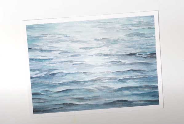 Painting the Ocean with White Gouache