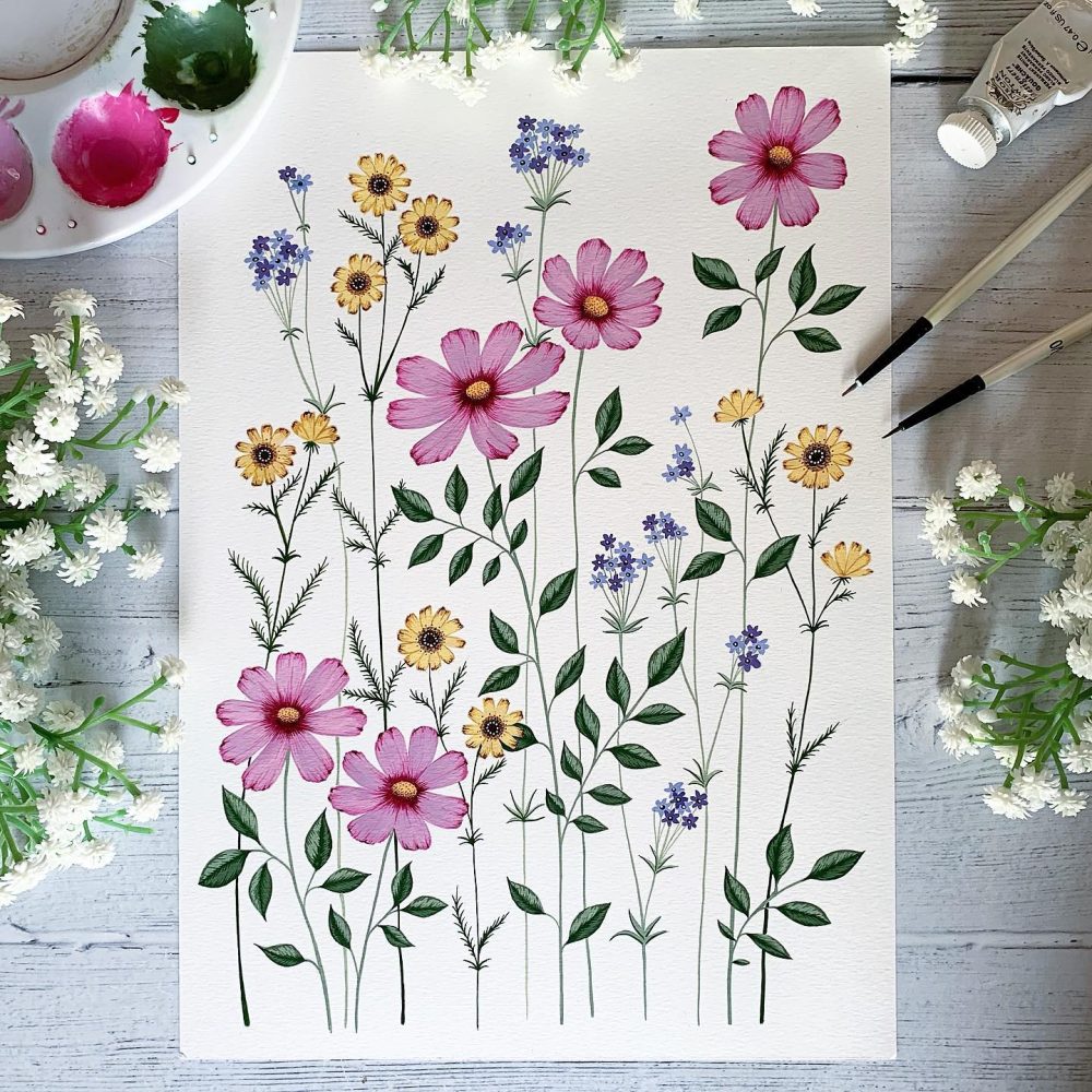 Gorgeous Floral Watercolour Paintings That Will Inspire You