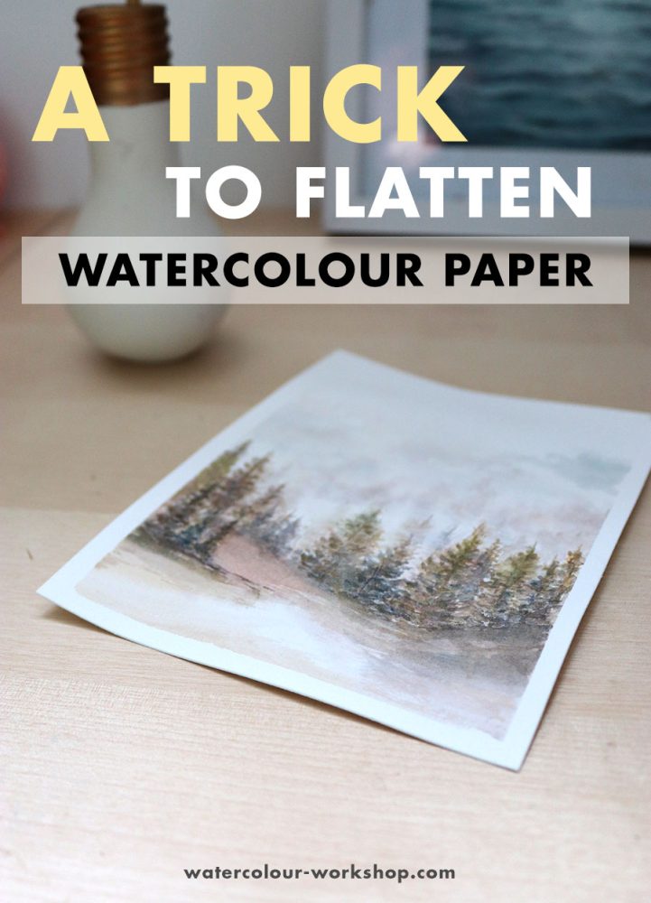 The importance of stretching watercolour paper