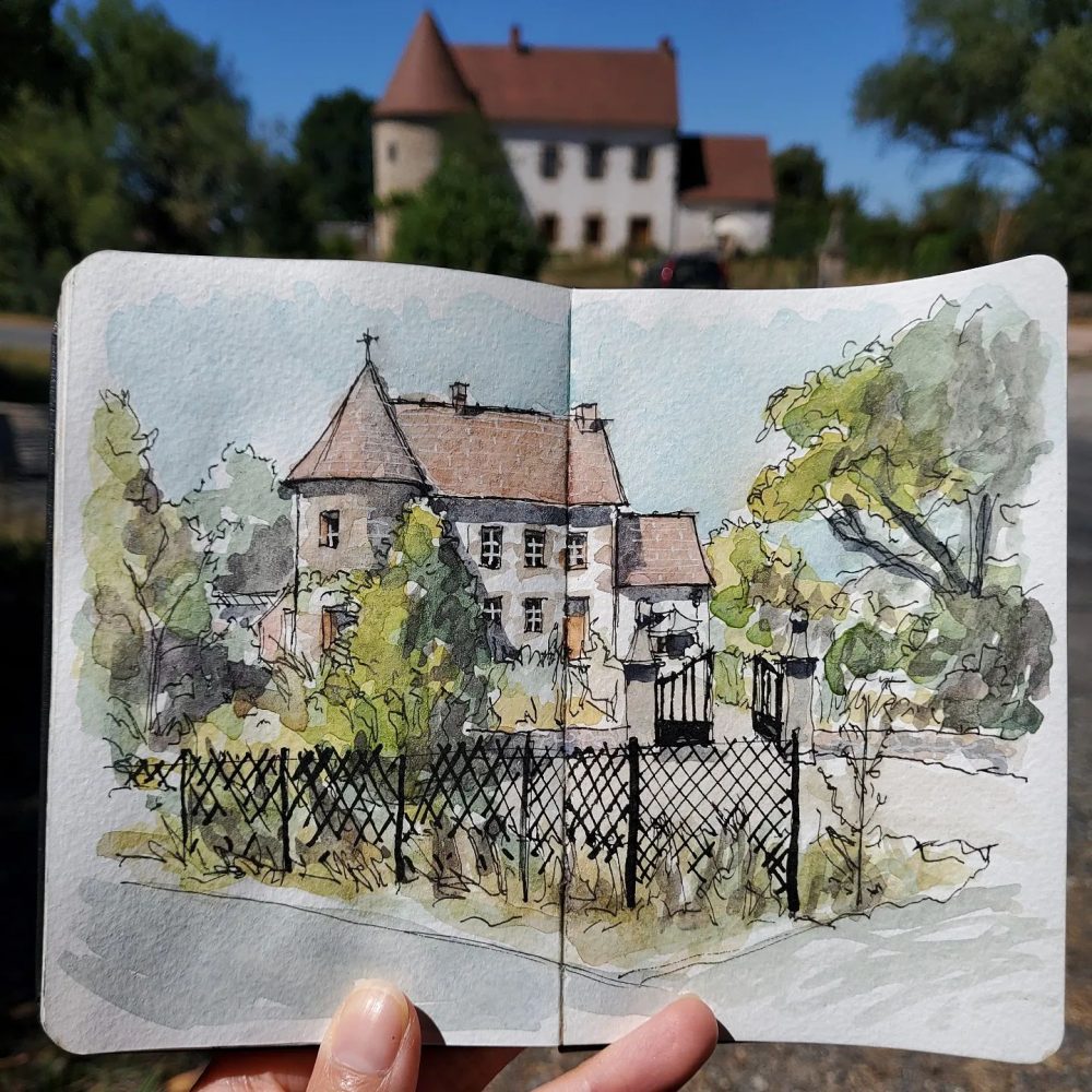 Sketching Landscapes in Pen, Ink & Watercolor: A Craftsy Class Review 