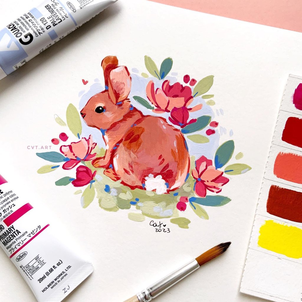 Understanding the difference between watercolour and gouache