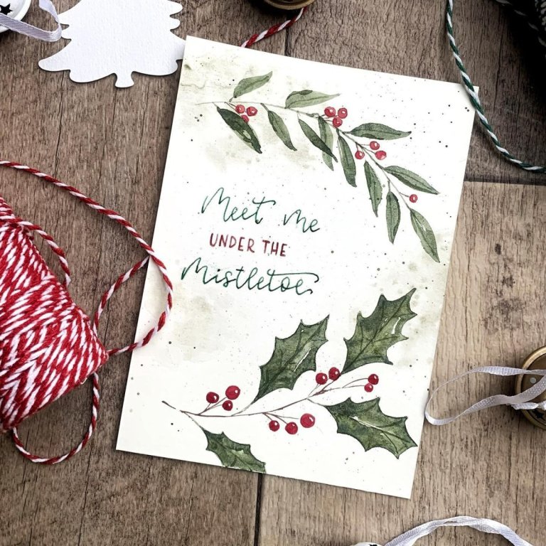 Christmas Watercolor Painting Ideas for Cards and More - Watercolour ...