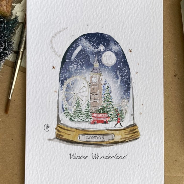 Christmas Watercolor Painting Ideas for Cards and More - Watercolour ...