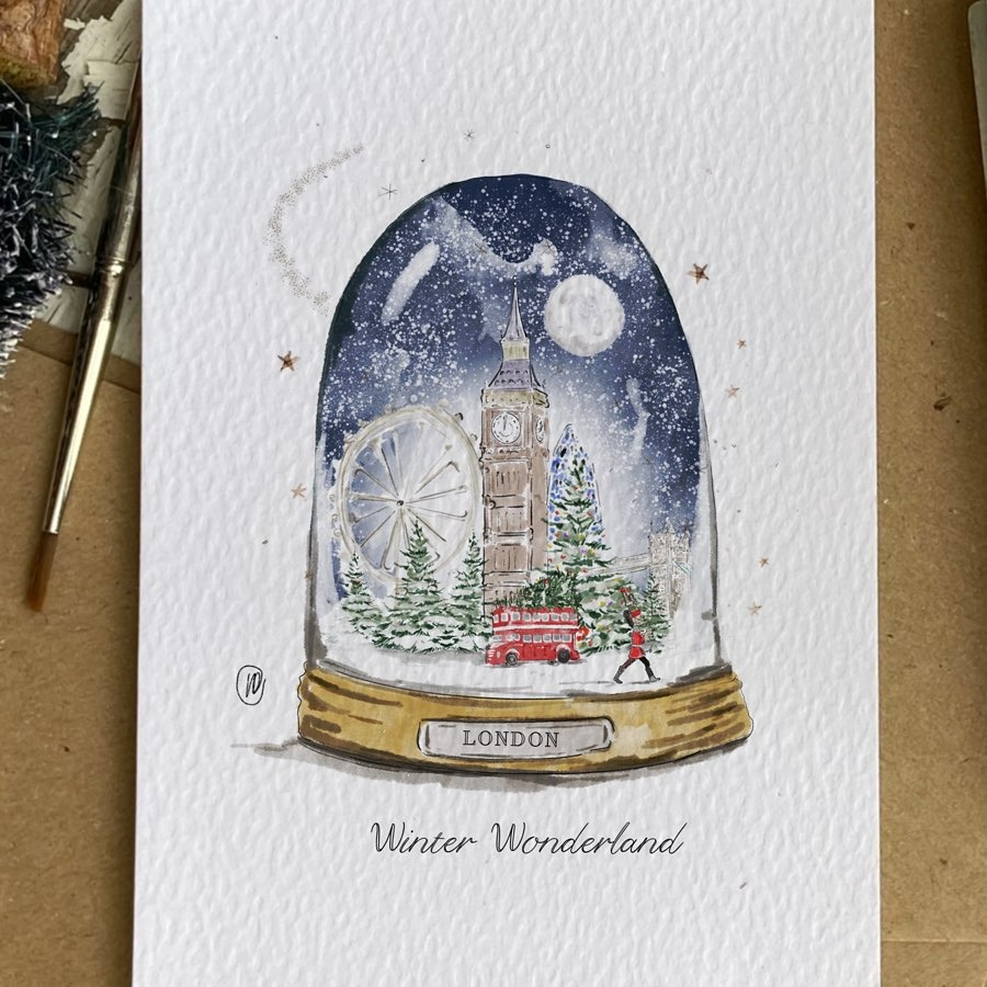 Christmas Watercolor Painting Ideas for Cards and More