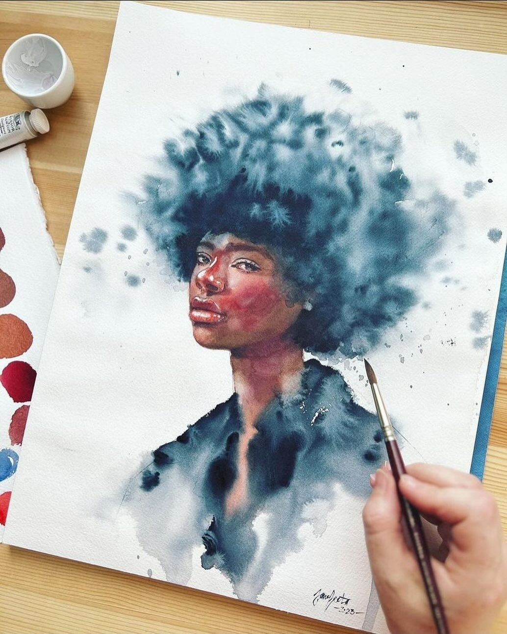 Aquarelle painting hotsell